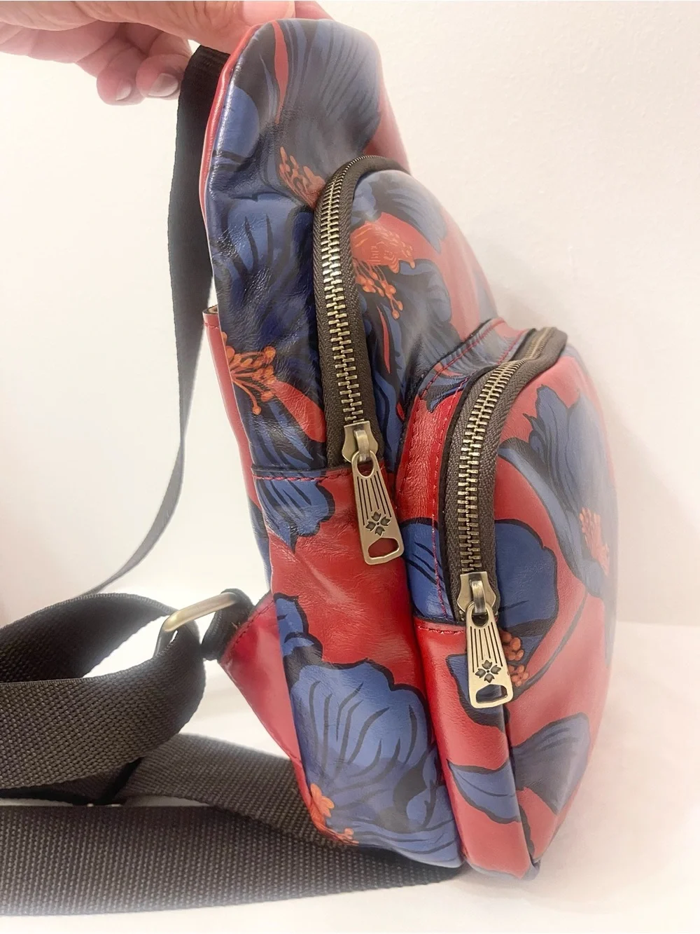 Patricia Nash Leather Kea Sling Bag No Callouts